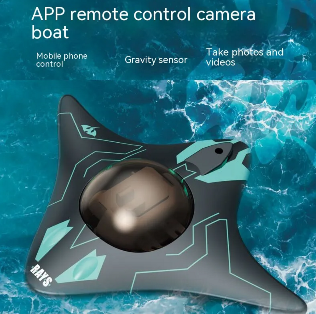 Remote-Controlled Boat with Underwater Camera