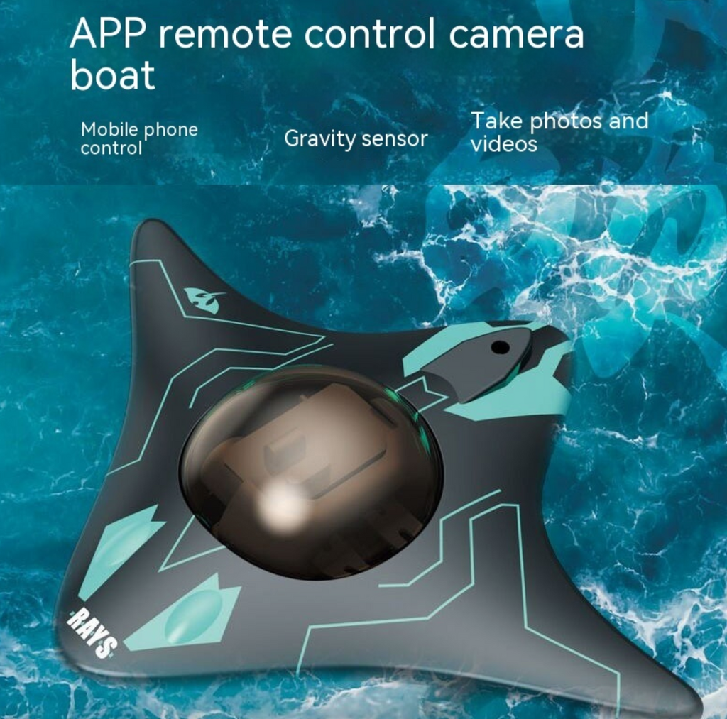 Remote-Controlled Boat with Underwater Camera